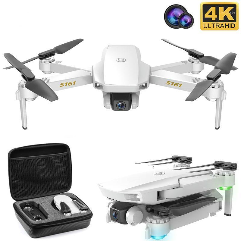 

New RC Drone S161 Optical Flow Positioning 4K HD Dual-lens Professional Aerial Photography Foldable Quadcopter Boy Toy Gift1