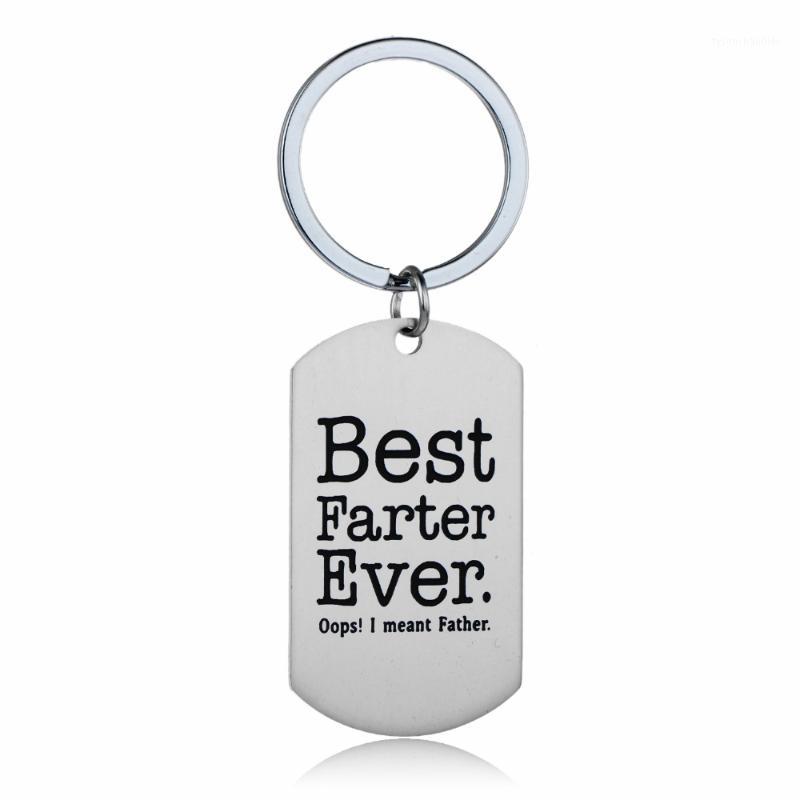 

12 Pc/Lot Best Father Ever Charm Keychain Family Men Father's Day Jewelry Present Stainless Steel Dad Daddy Papa Keyring Keyfob1, Silver