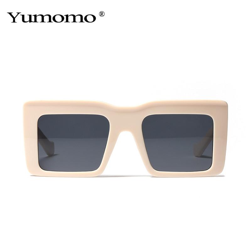 

2021 Fashion Square Sunglasses Women Black Blue Eyewear Men Trending Gradient Sun Glasses Shades UV400