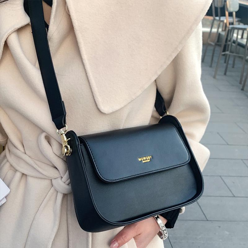 

Solid Color Brand Designer Women's Shoulder Hand Bag 2021 Woman Handbags High Quality Leather Crossbody Bag Bolsos Sac A Main, Black