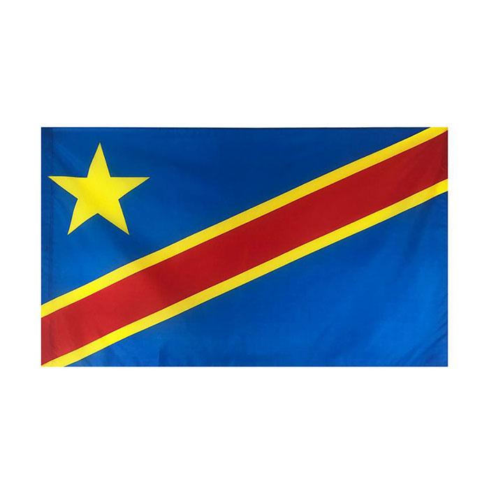 

Congo Flag High Quality 3x5 FT National Banner 90x150cm Festival Party Gift 100D Polyester Indoor Outdoor Printed Flags and Banners