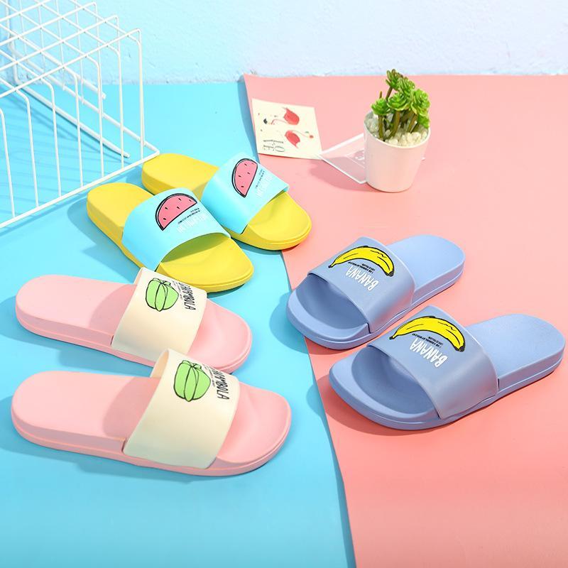 

Fashion Women Slippers Summer Beach Flip Flops Home Female Slippers Lovely Ladies Casual Woman Shoes Slip On Fruit Kid1, Pink