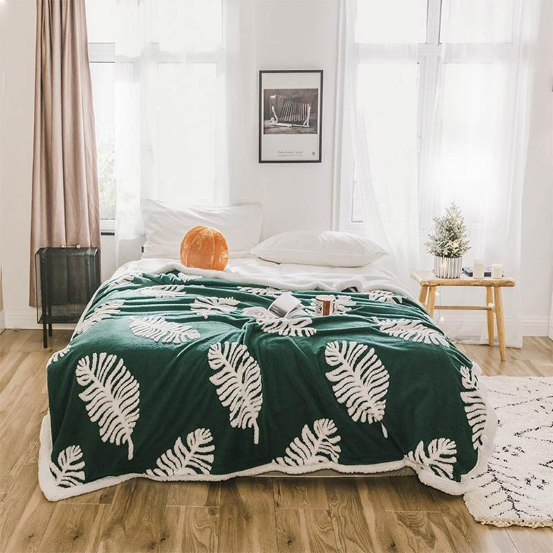 

Svetanya 3D Jacquard Blankets Winter Thick Sherpa Berber Fleece Throws Blanket Single Double Size Sheets Bedspread1