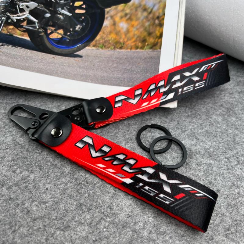 

Keychains 3D Motorcycle Key Keychain Keyring Accessories Chain Ring For YAMAHA NMAX N-MAX 155 NMAX155