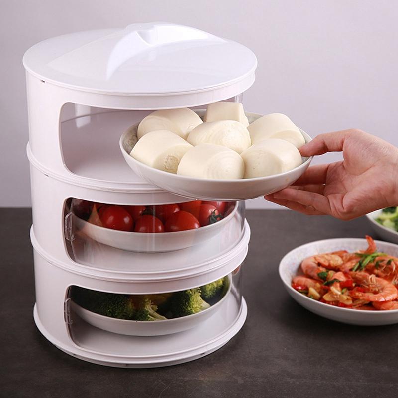 

Clear Stackable Insulation Storage Box Household Kitchen Refrigerator Heat Preservation Stacked Dustproof Meal Container