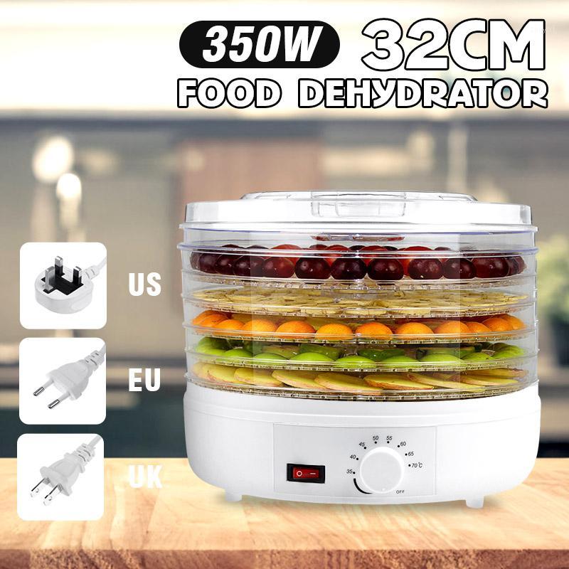 

350W 32CM 5 Trays Air Dryer Dehydrator Fruit Vegetable Meat Drying Machine Snacks Fruit Dryer AC110V/220V1