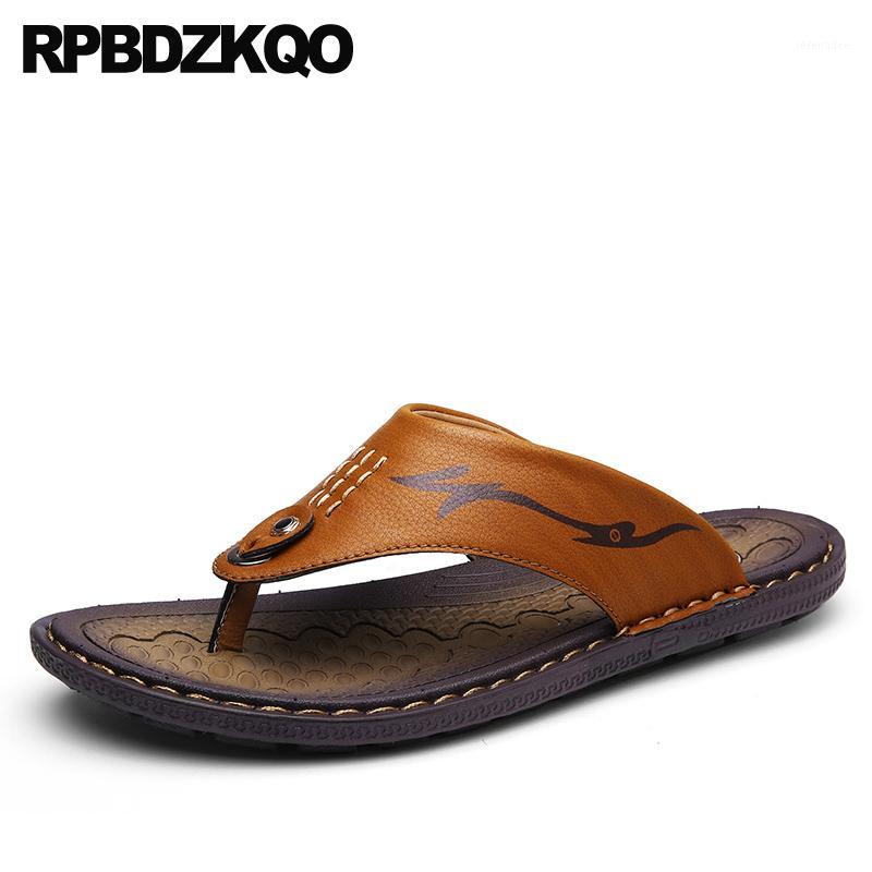 

open toe mens sandals 2019 summer outdoor native waterproof slip on slippers flip flop fashion slides brown beach flat shoes1