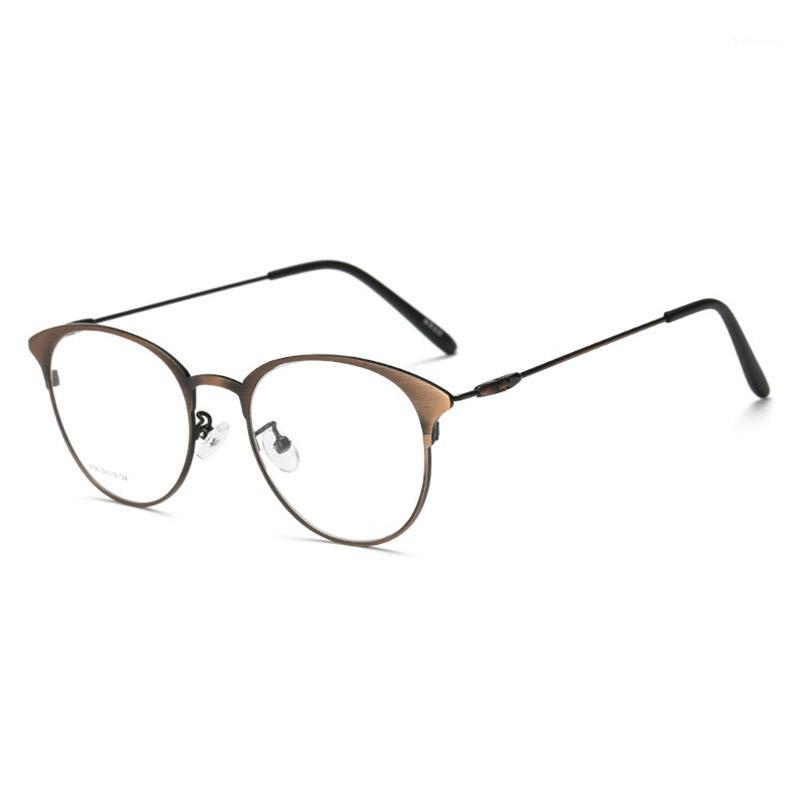 

Optical Glasses Frame for Men and Women Style Alloy Frame Glasses Full Rim Eyewear Round Spectacles1