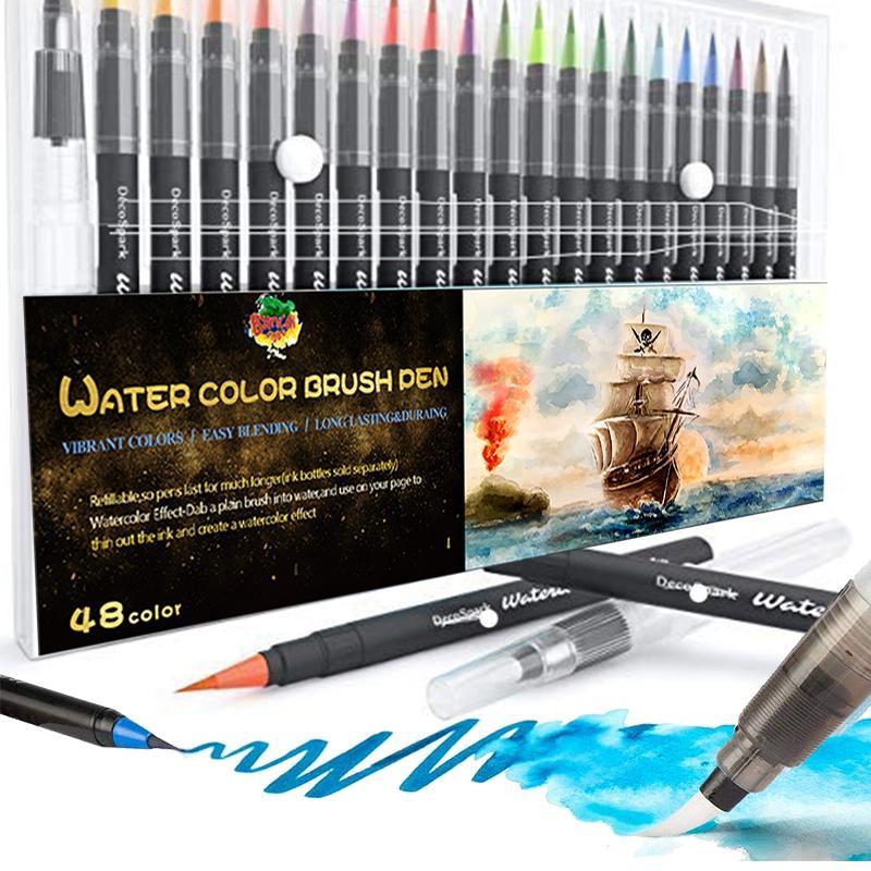 

Watercolor Brush Pen Non-Toxic WaterColor marker1