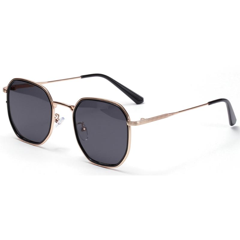 

Sunglasses Veshion Retro Square Frame For Women Uv400 Small Metal Sun Glasses Men Gold Black Clear Lens Gift Accessories