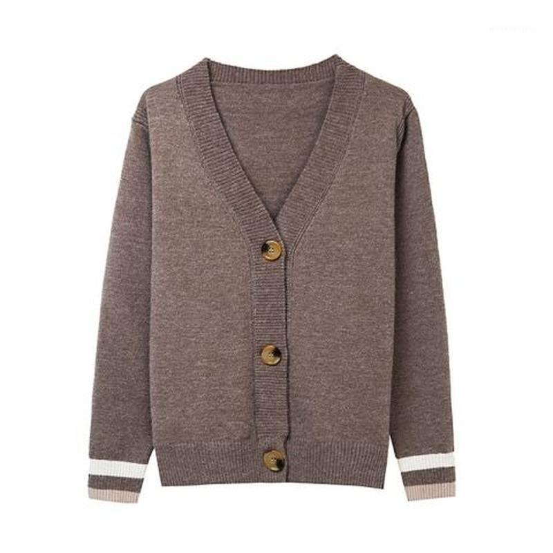 

Cardigan Sweater Women Spring and Autumn New Loose Joker Long Sleeve Women's Knitted Jacket Sweaters Oversize1, Grey camel