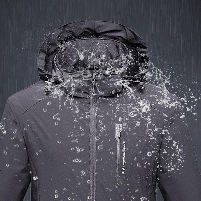 

Windbreaker for Men Women Camping Hiking Jacket Thin Windproof Breathable Stretch Coat Hooded Outdoor Climbing Hunting Clothes, Darkblue men