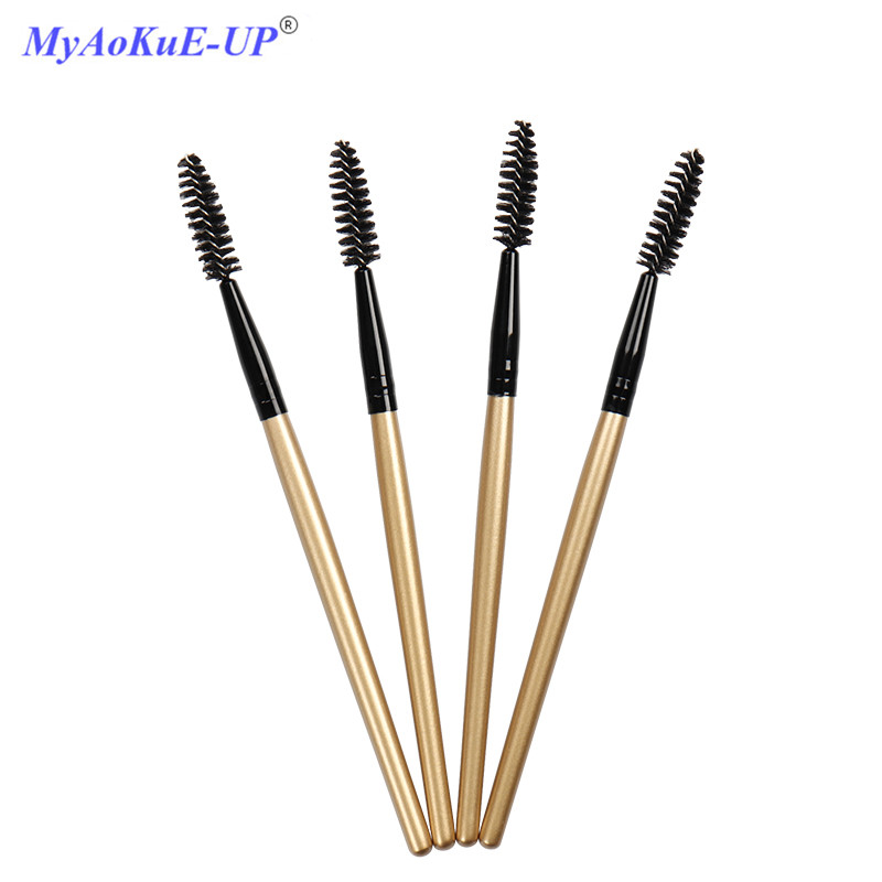

Disposable Mascara Wands 4pcs Black Brushes Lashes Nylon Makeup Brushes Eyelash Extension Tools 14.5cm
