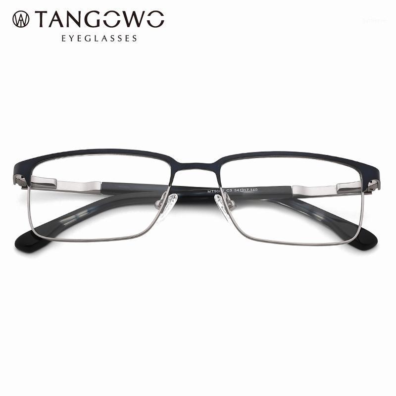 

TANGOWO Alloy Glasses Frame Men Rectangle Eyewear2020 Male Classic Full Optical Prescription Eyeglasses Frames Gafas Oculos1