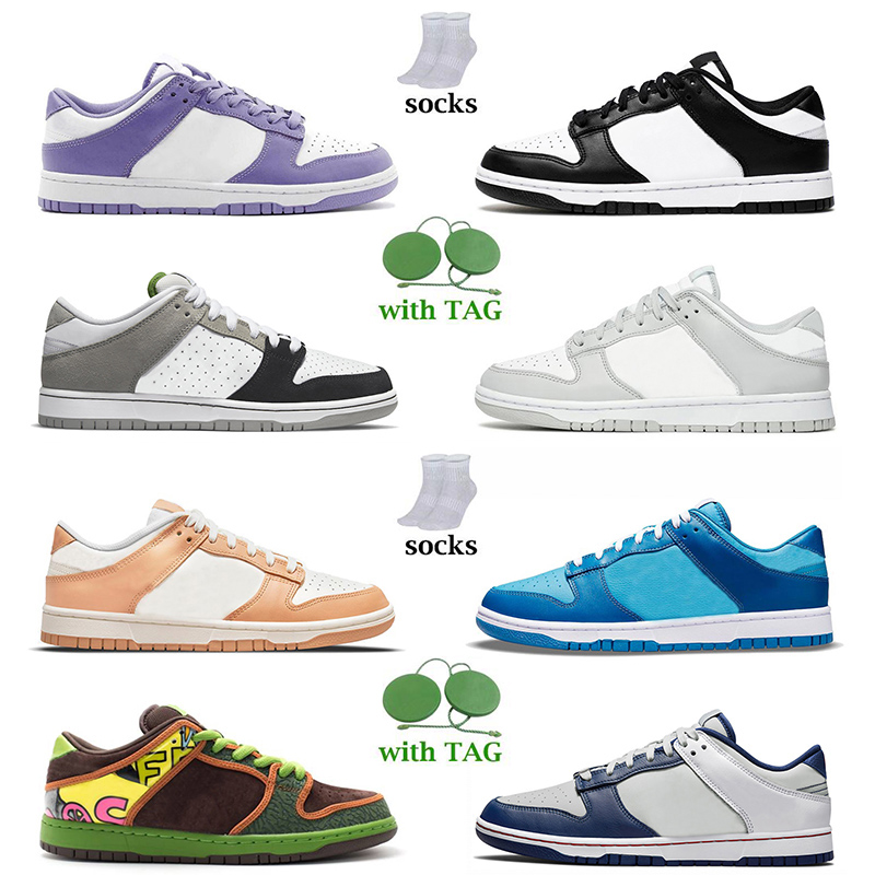 

Wholesale 2022 Mens Womens SB Dunks Purple Pulse Black White Low Outdoor Sneakers US 11 De la Soul Grey Fog 75th Harvest Moon Skate Platform