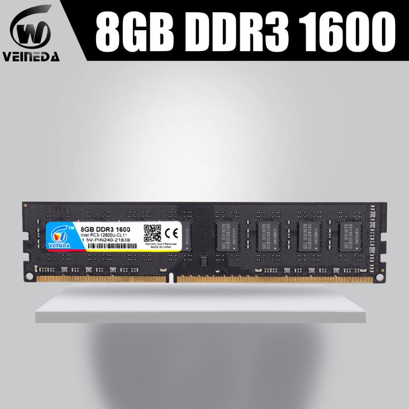 

VEINEDA ram ddr3 1333MHZ 2gb 4gb 8gb ram memory ddr3 For dimm memory compatible all Intel AMD Desktop PC3-10600 240pin
