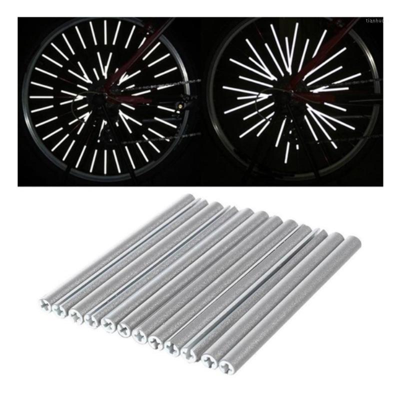 

Bike Bicycle Wheel Spokes Reflective Sticker Tube Warning Safety Light DIY Cycling Reflector Reflective Tubes Hot Sale1