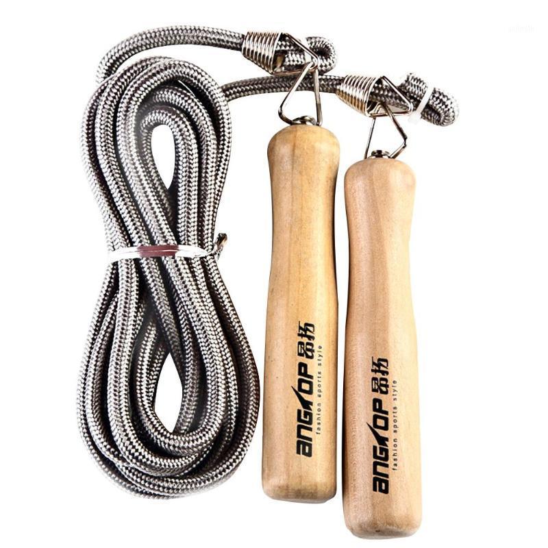 

Cotton Fitness Jump Rope Wooden Handle Rope Skipping Adult Sports Skipping1