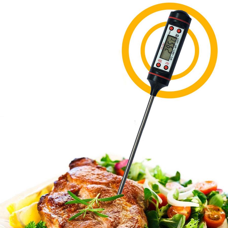 

Wholesale Kitchen Food Tools Digital Kitchen Thermometers For BBQ Electronic Cooking Food Probe Meat Water Baby Milk Thermometer DH0867 T03