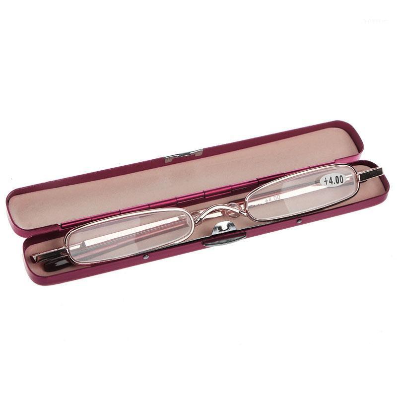

1PC Mini Portable Metal Full Frame Reading Glasses Eyeglasses +1.00 to +4.001