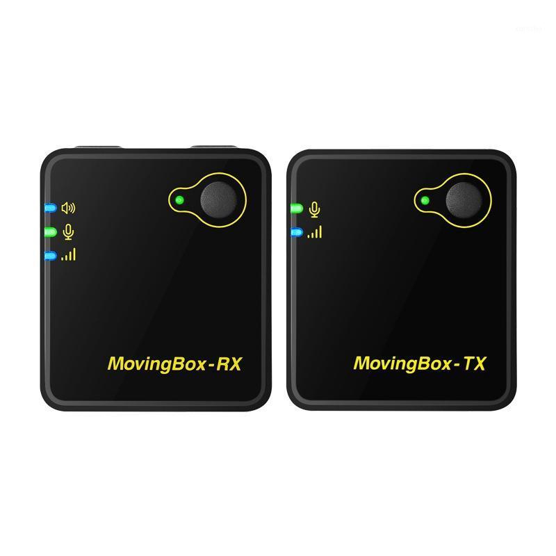 

Movingmic Wireless Lavalier Microphone 2 Channels 2.4G Mini Lapel Microphone for Smartphone Youtube Interview MovingBox1