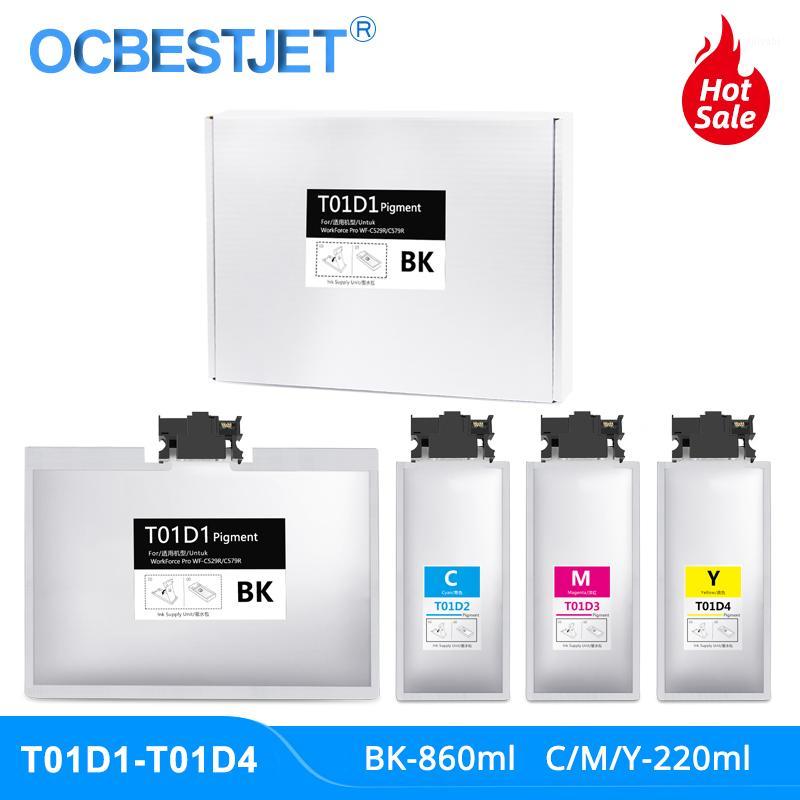 

T01D3 T01D4 Ink Cartridge With Pigment For WorkForce Pro WF-C529RDTW WF-C579RD2TWF WF-C579RDTWF Printer1 Cartridges