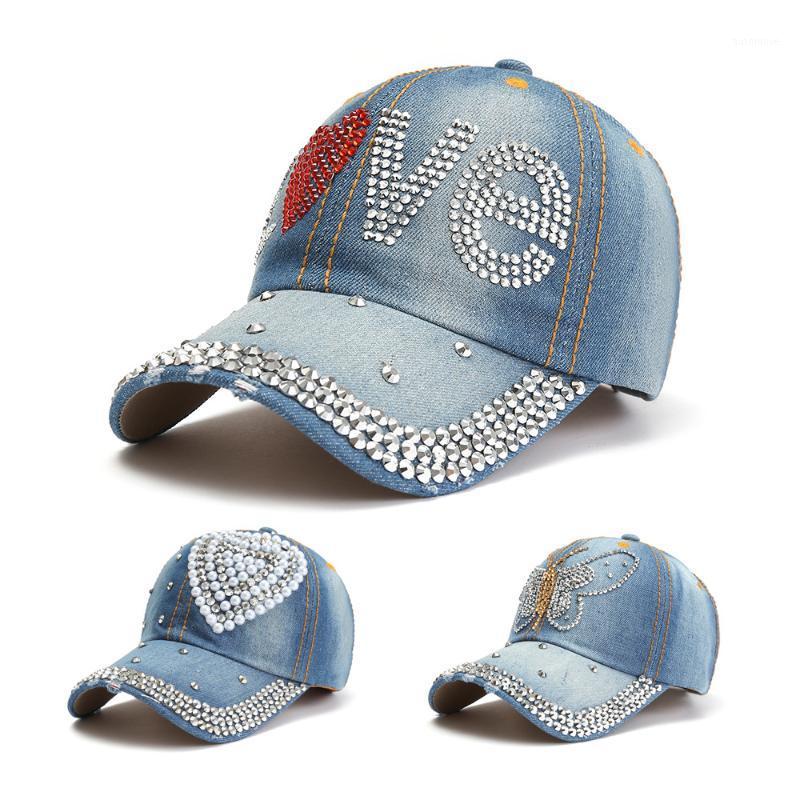 

2020 new diamond-studded cowboy baseball cap outdoor fashion girl personality shade hat ladies casual cap1