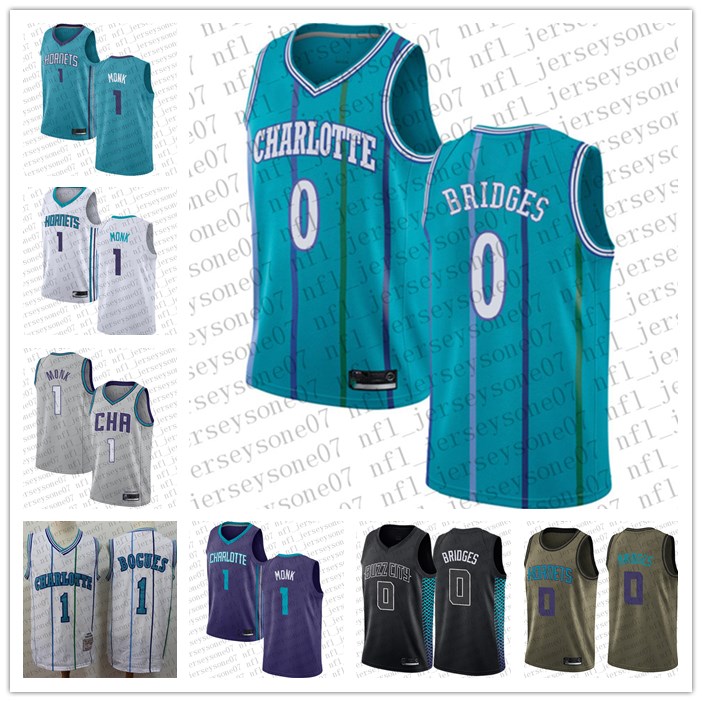 

Custom Men womens youth charlotte Hornets 0 Miles Bridges #1 Malik Monk Camo Basketball Swingman Realtree Collection Jersey, Black