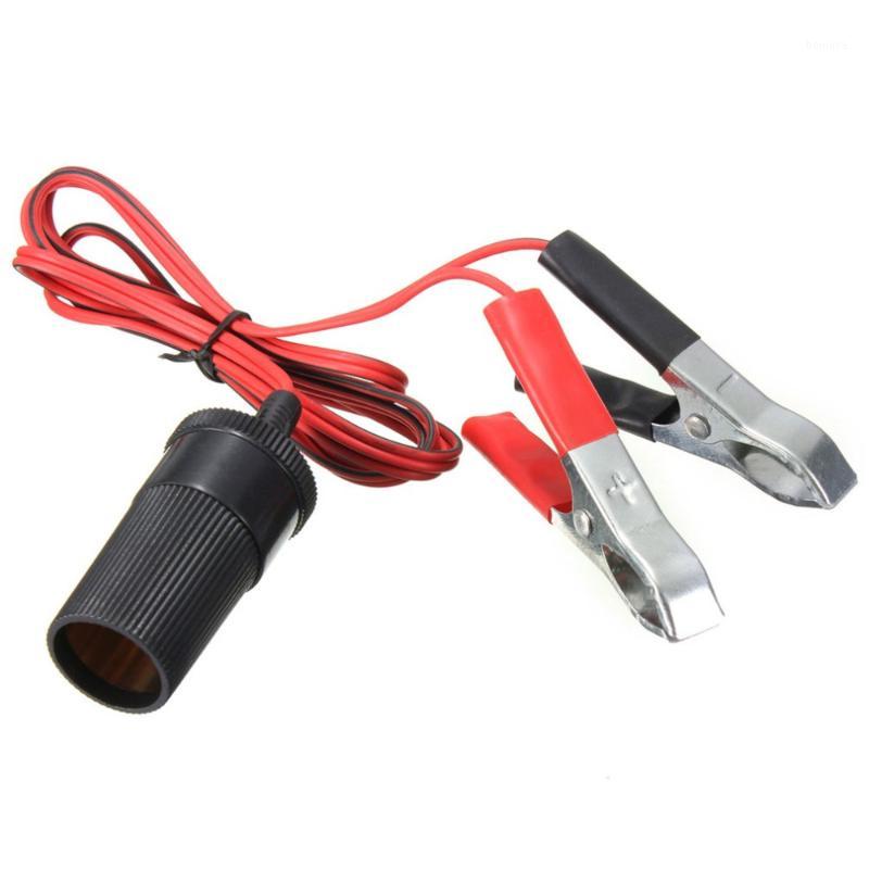

12V Universal Car Auxiliary Cigarette Lighter Socket Connector Battery Crocodile Clips Power Adapter Extension Cord1