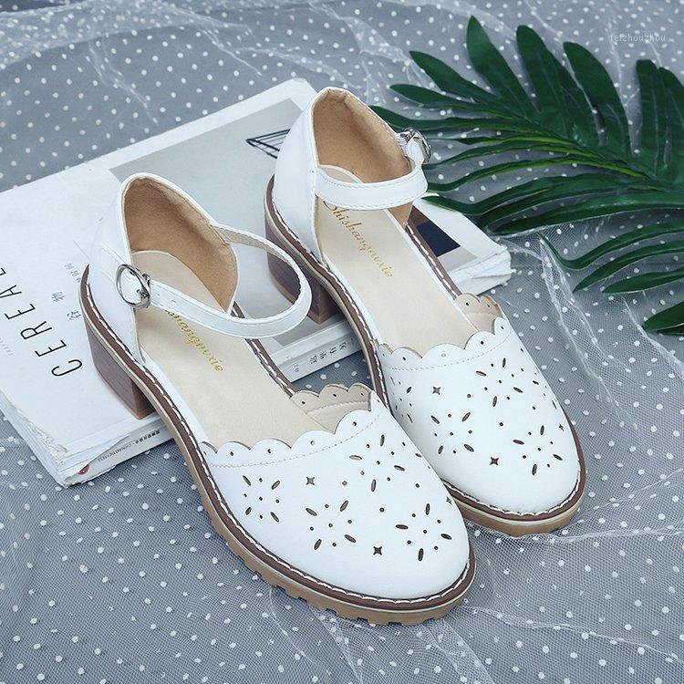 

Summer Women Square Heel Sandals Casual Comfortbale Med Heel Ankle Strap Vintage Fashion Elegance Gladiator Sandals1, Black