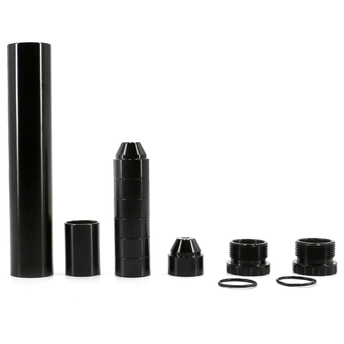 

6 inch Fuel Filter 1/2-28 Car Solvent Trap New Aluminum for NAPA 4003 WIX 24003 Titanium and Black