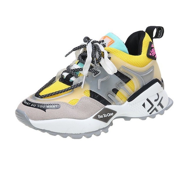 

Mayforest Luxury Platform Shoes Woman Causal Chunky Sneakers Designer Fashion Lightweight Thick Bottom Trainer Women Vulcanized Shoes 2020, Blue