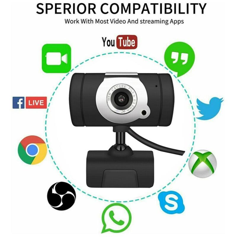 

Web Camera For Computer, Webcam Full HD 1080P, USB Web Camera With Microphone, For Online Live Broadcast Conferencing Calling