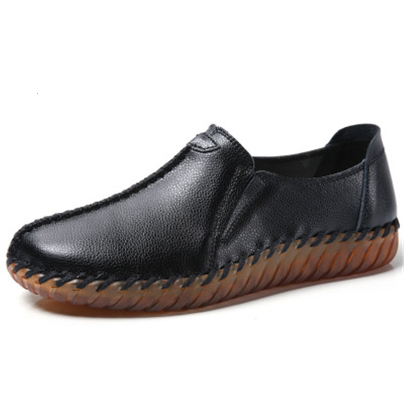 

2021 New Size 35-femme 41 Spring Summer Moccasins Oxford Shoes for the Women Black Flats White Macio Brand Designer W9Z3