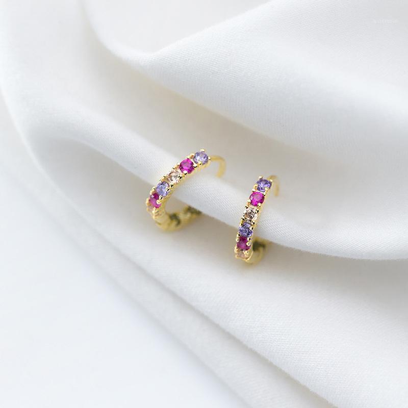 

Modian Hot Sale 925 Sterling Silver Gold Color Geometric Hoop Earring for Women Luxury Wedding Engagement Statement Jewelry1