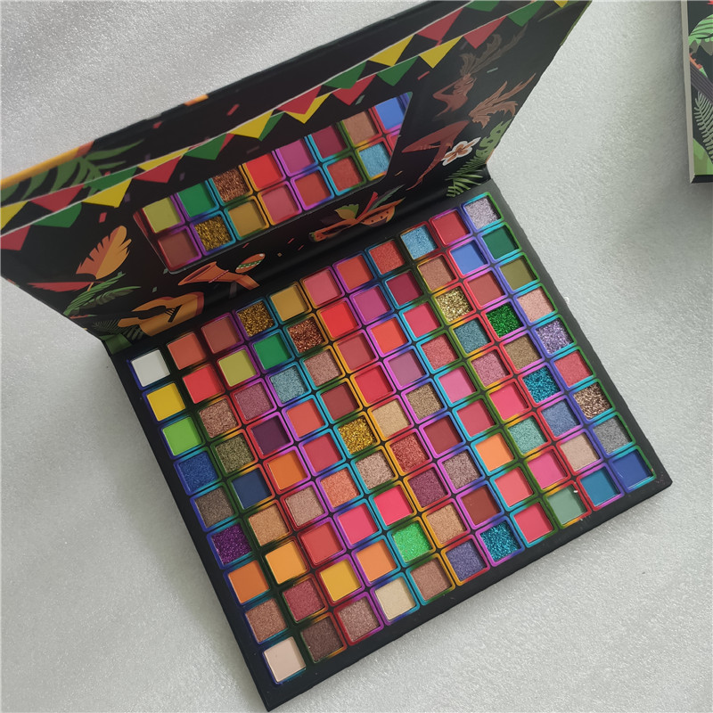 2021 new 99 color eyeshadow palette Shimmer Glitter Matte Multi colors makeup palette dhl free fast shipping-image-403315538