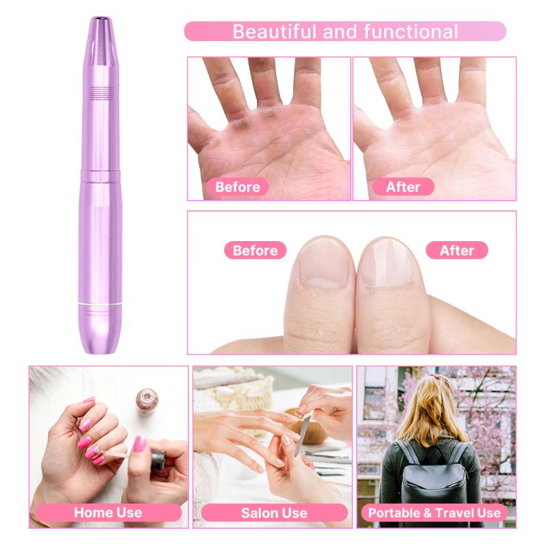 

Nail Polish Pen Nail Polish Remover Electric Sander USB Piercing Device Salon
