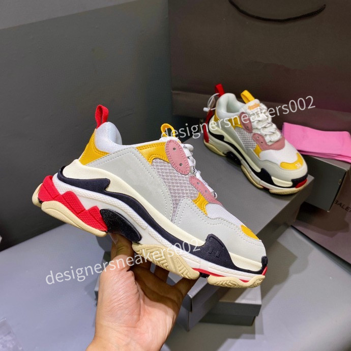 

2021the Women Trainer Black Walking Sneakers Men Women Black Red Casual Shoes Fashion Paris Sneakers blxc201201, Pink