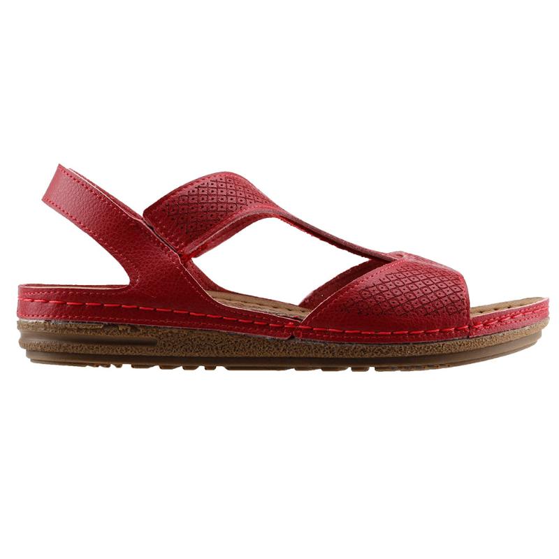 

Jump 14768 Ortho pedik Anatomical Casual Lady Sandals, Red