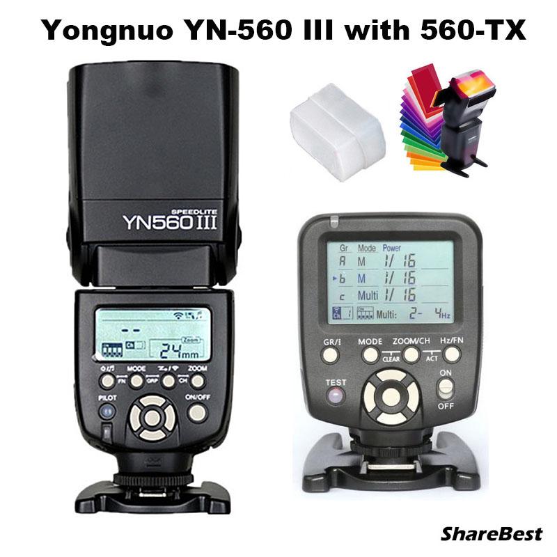 

YongNuo YN-560 III Flash Speedlite with YN-560TX Wirelss Transmitter for Camera