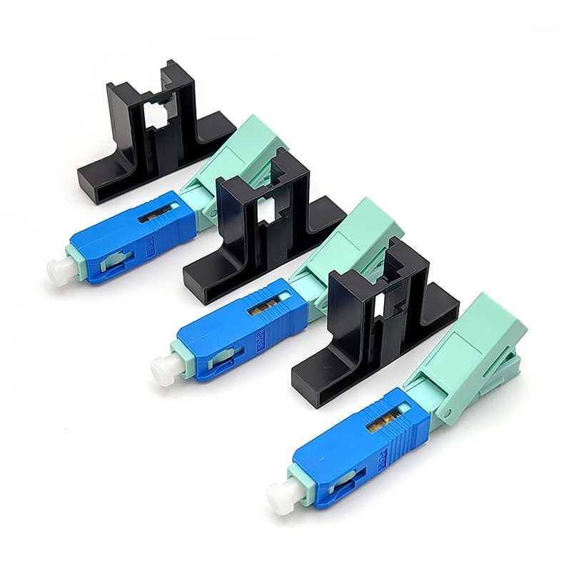 

SC UPC Fast Connector Single-Mode Connector FTTH Tool Cold Tool Fiber Optic Fast Connnector 53mm1
