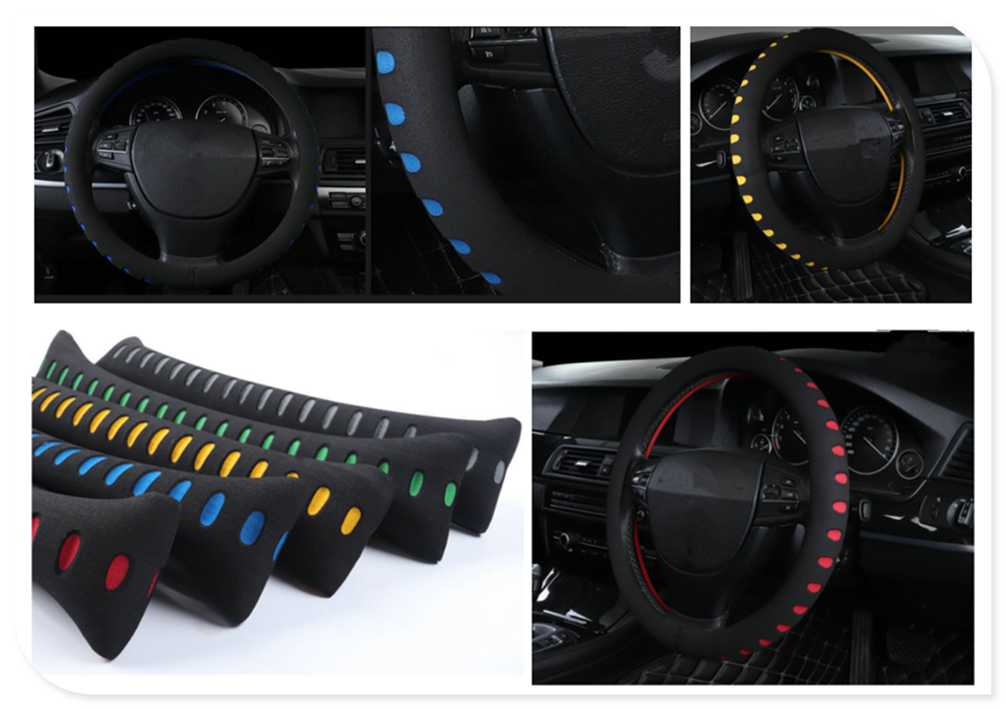 

High quality auto parts steering wheel cover diameter 38 cm for 330e M235i Compact 520d 518d 428i 530d 130i