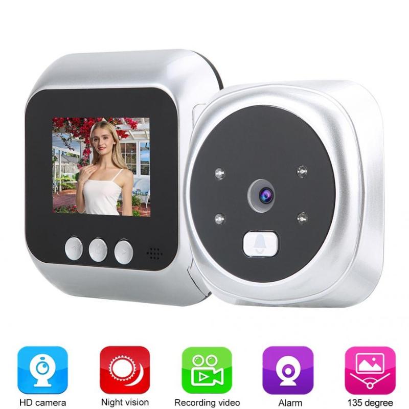 

doorbell camera 2.4 inch TFT IR LED Smart Night Vision Security Door Viewer Video Electronic Camera ring doorbell Door Video