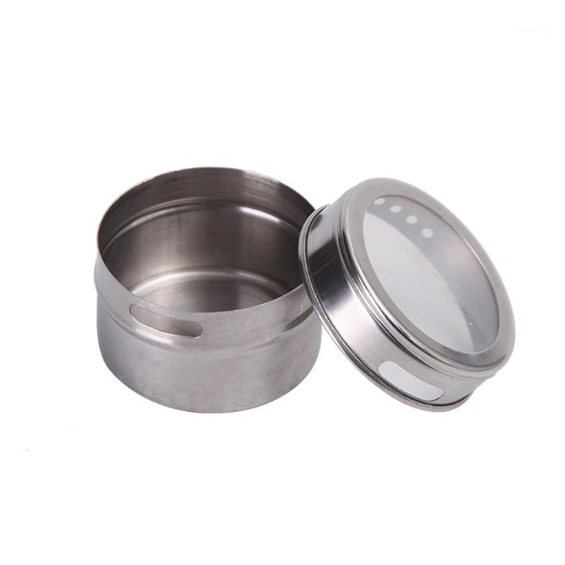 

Stainless Steel Visible Seasoning Jar Magnetic Barbecue Seasoning Box Kitchen Spice Jar Stainless Steel Tank1