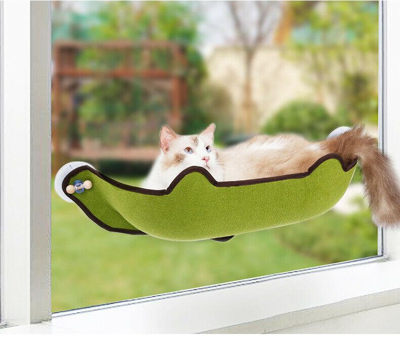 

Hot Sale Cat Hammock Bed Mount Window Pod Lounger Suction Cups Warm Bed For Pet Cat Rest House Soft And Comfortable Ferret Cage