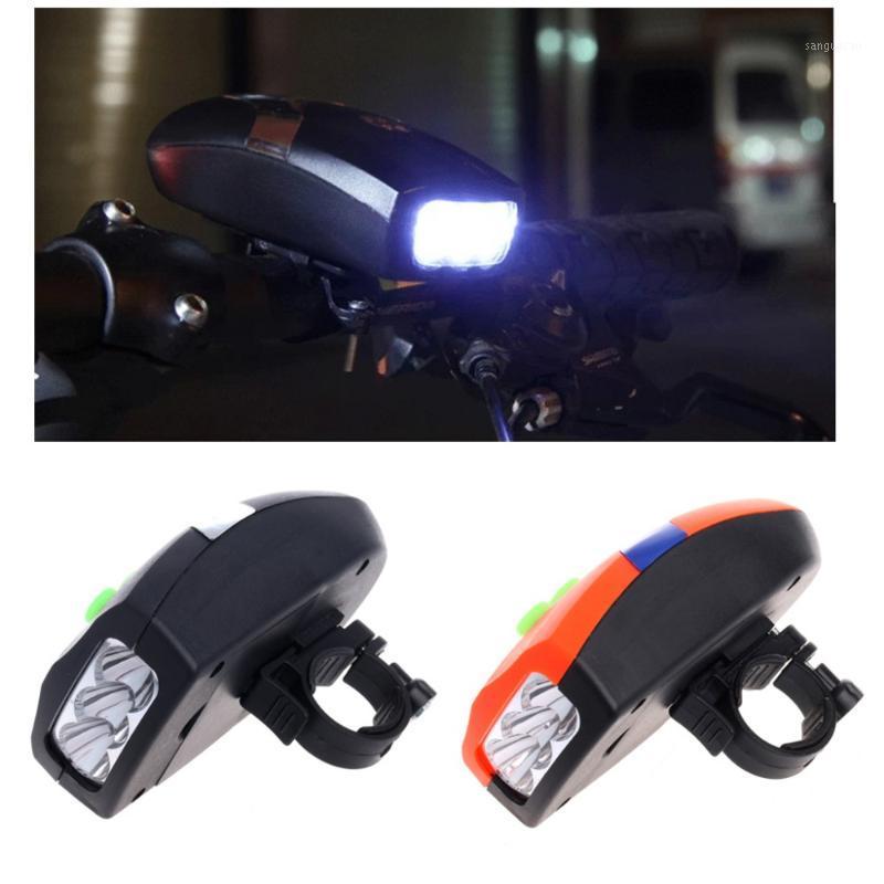 

Universal 3 LED Bike Light Bicicleta Bicycle Light White Front Head Cycling Lamp + Electronic Bell Horn Hooter Siren1