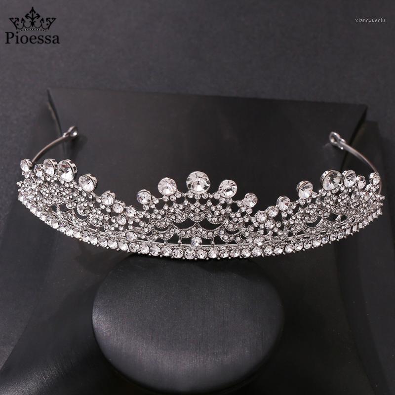 

Hair Clips & Barrettes Pioessa Baroque Bling Princess Crystal Tiaras And Crowns Headband Girls Love Bridal Prom Wedding Party Accessiories J, Golden;silver
