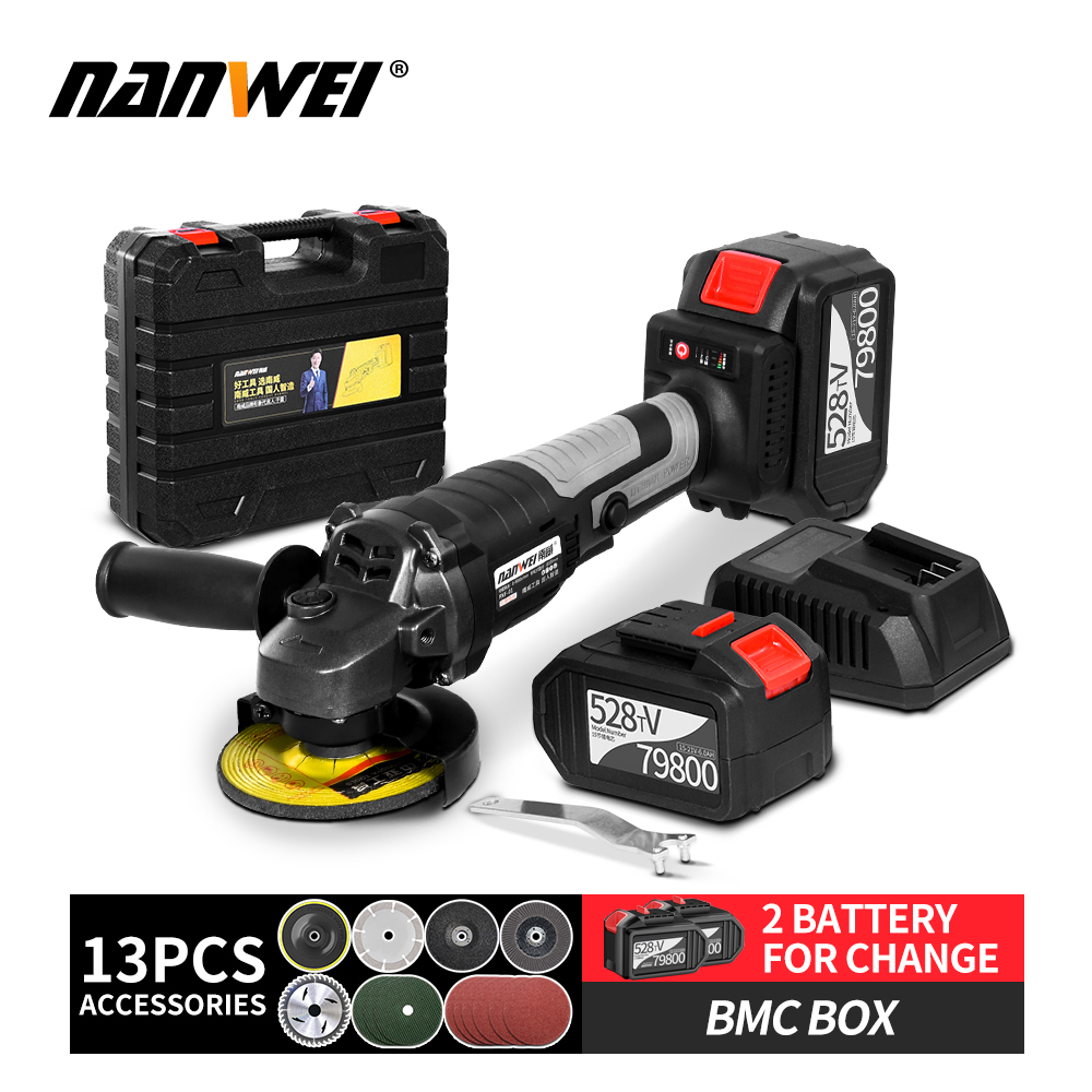 

Electric Brushless angle grinder lithuim battery cordless angle grinder T200602