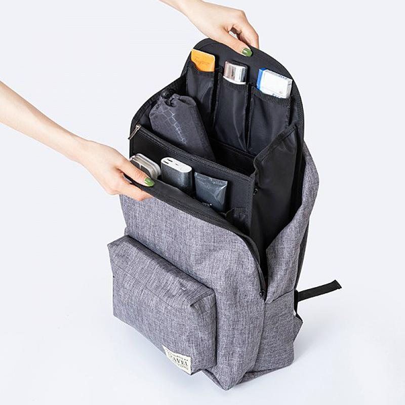 

Travel Cosmetic Makeup Bag In Bag Beauty Functional Portable Toiletry Key Phone Wallet Electronic Equipment Pouch Case Organizer
