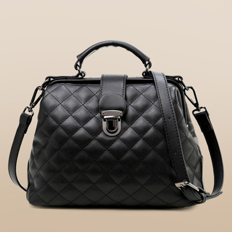 

HBP Handbag Doctor bag Shoulder Bags messenger bag purse new Designer woman bag simple Retro fashion temperament, Burgundy